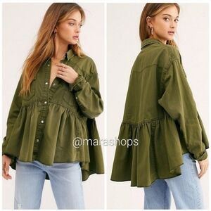 Free People Dylan Babydoll Jacket